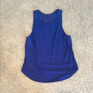 Lululemon Athletica Tank Top in Blue with Breathable Fabric